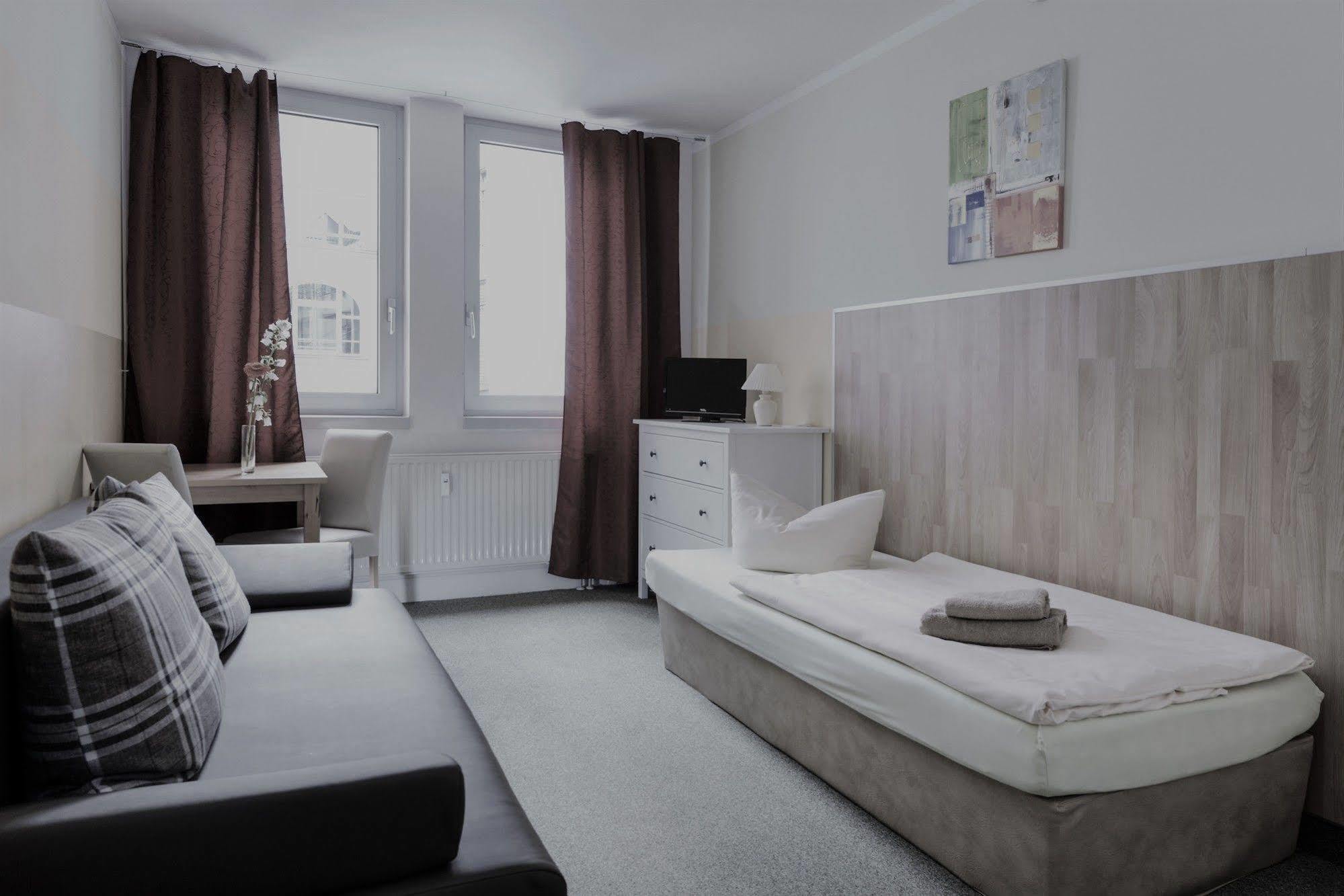Pension Schlafgut Leipzig Bagian luar foto